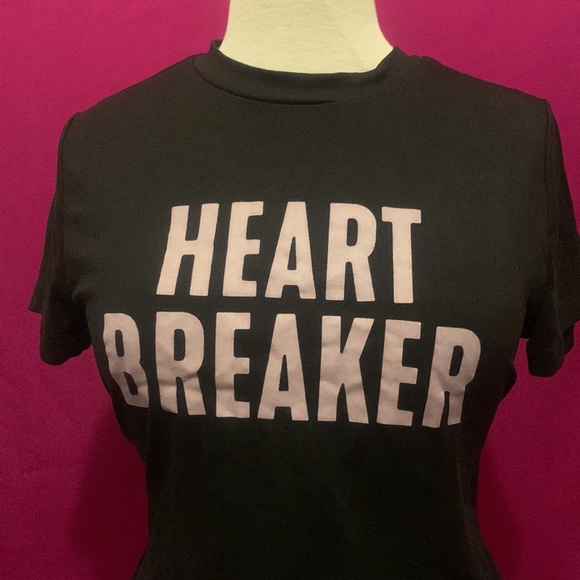 Weekend edition size M black heart breaker top. Extremely soft material - Picture 2 of 2
